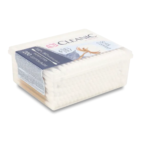 Палочки ватные Cleanic Soft&Comfort квадрат