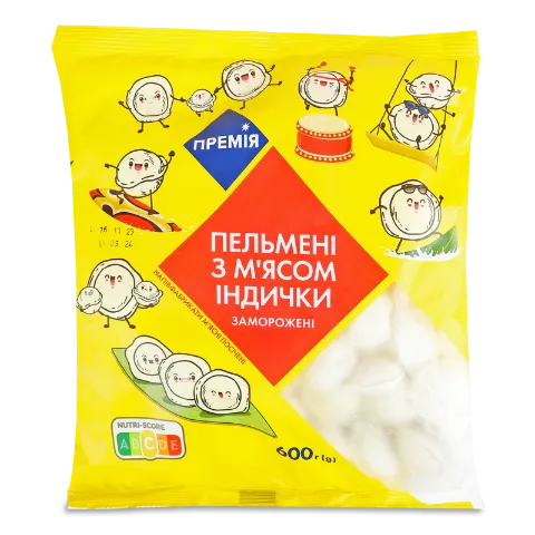 Пельмені Премія з м'ясом індички