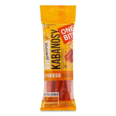 Кабаноси Дмитрук OneBite Chesse курячі з сиром в/к