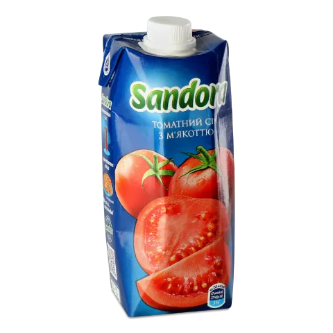 Сік Sandora томатний з м'якоттю