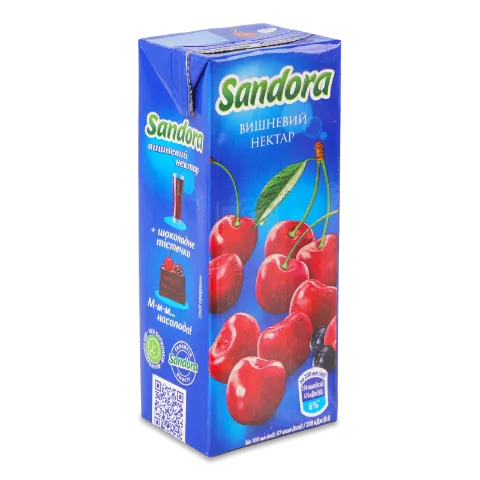Нектар Sandora вишневий освітлений