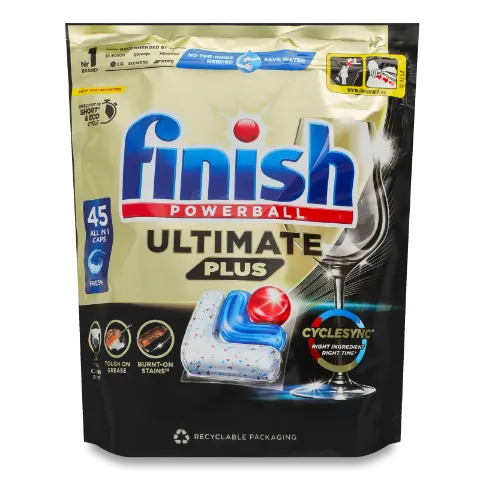 Капсули для ПММ Finish Ultimate Plus All in 1
