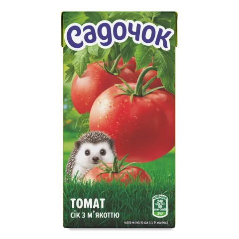 Сік «Садочок» томат з м'якоттю