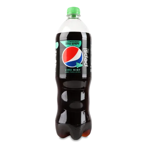 Напій Pepsi Cola «Лайм та м'ята» безалкогольний, сильногазований, безкалорійний