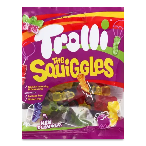 Цукерки Trolli Squiggles Бджоли жувальні