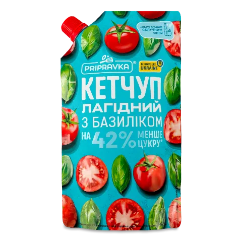 Кетчуп Pripravka «Лагідний» з базиліком