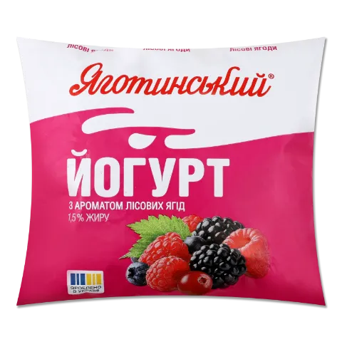 Йогурт «Яготинський» аромат лісових ягід 1,5% п/п