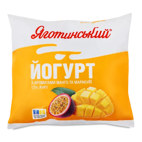Йогурт «Яготинський» аромат маракуя 1,5% п/п