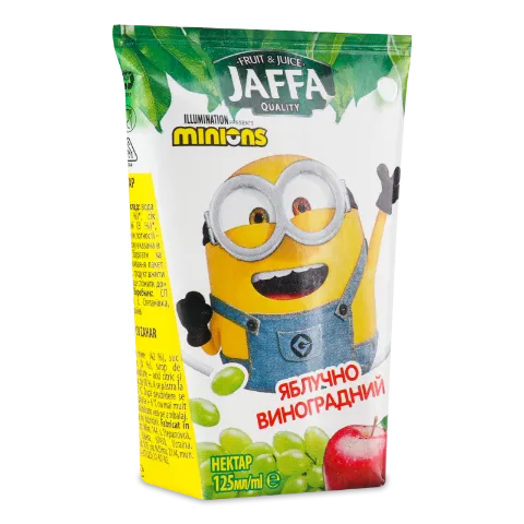 Нектар Jaffa Minions яблучно-виноградний освітленний