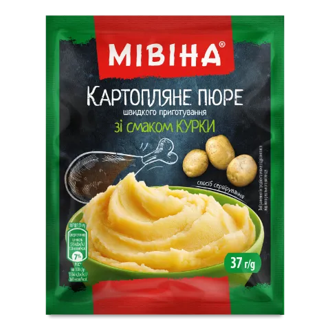 Пюре швидкого приготування Мівіна картопляне зі смаком курки