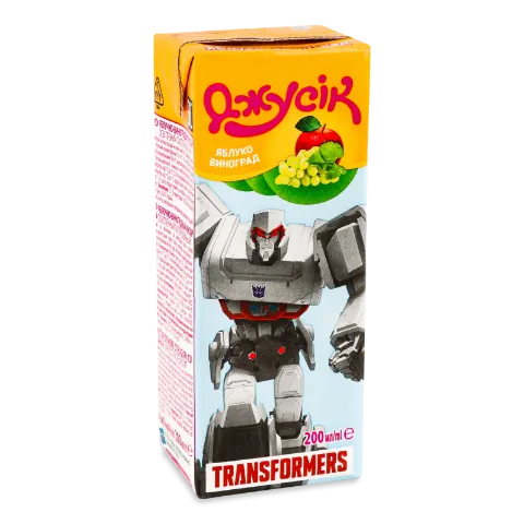 Нектар «Джусік» Transformers яблуко-виноград освітлений