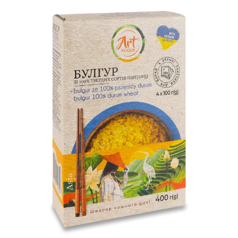 Булгур Art Foods зі 100% твердих сортів пшениці