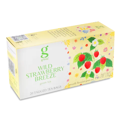 Чай зелений G'tea!з ароматом суниці