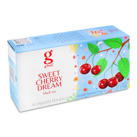 Чай чорний G'tea! з вишнею та лавандою