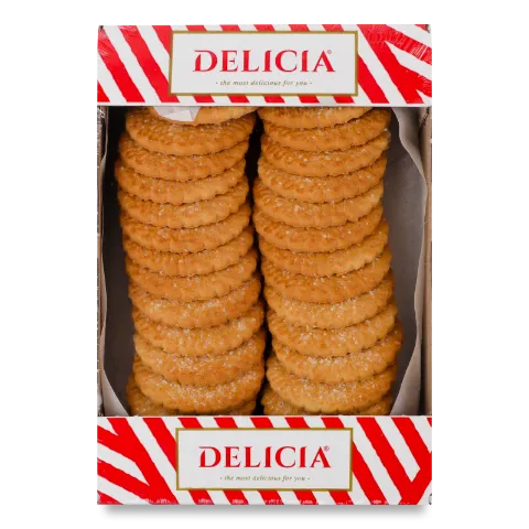 Печиво Delicia Мальвіна з вершковим смаком здобне
