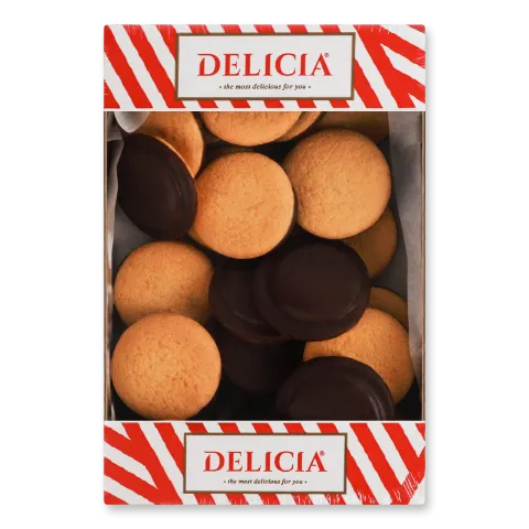 Печиво Delicia зі смаком вишні здобне