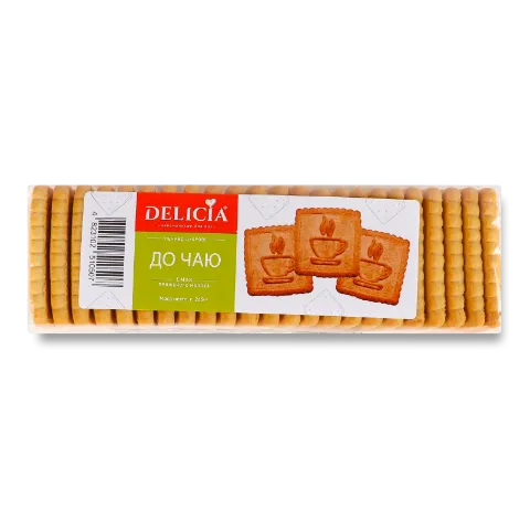 Печиво Delicia До чаю цукрове тубус