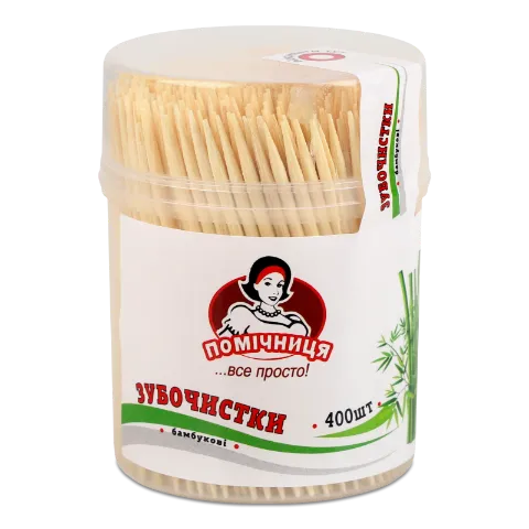 Зубочистки «Помічниця» бамбуковые 400 шт.
