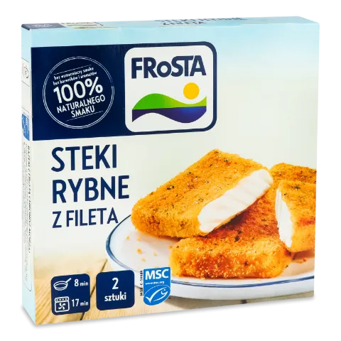 Стейки Frosta рибні з філе глибокої заморозки