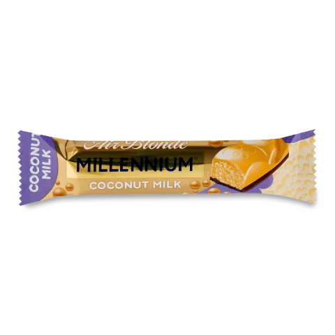 Шоколад біло-молочний Millennium Blonde Coconut пористий