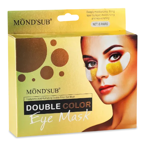 Патчі під очі Mond'Sub д/звол з гіалур біло-золоті