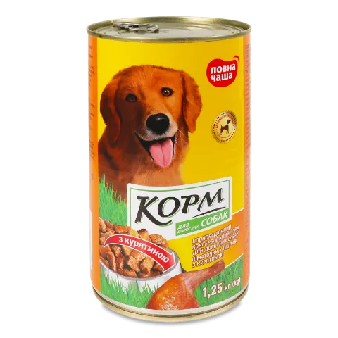 Корм для собак Повна Чаша з курятиною
