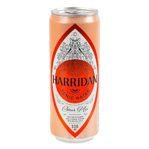 Напій Harridan Tonic Water Citrus Mix сильногазований безалкогольний з/б