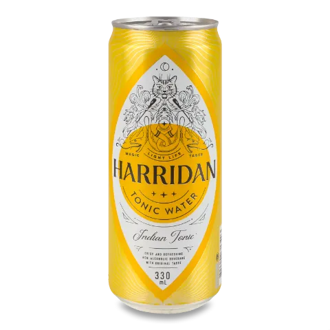 Напій Harridan TonicWater IndianTonic сильногазований безалкогольний з/б