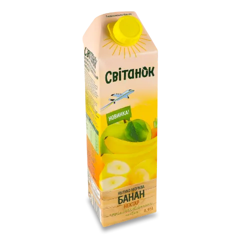 Нектар «Світанок» яблуко-морква-банан