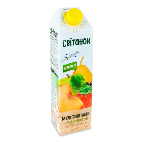 Сік «Світанок» мультивітамін з м'якоттю
