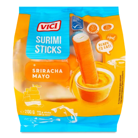 Палички сурімі VICI з соусом шрірача