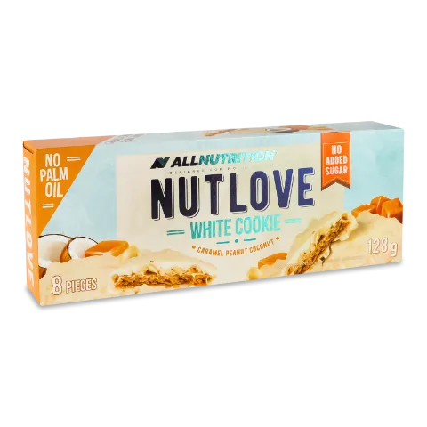 Печиво Allnutrition Nutlove кокосове з карамеллю та арахісом