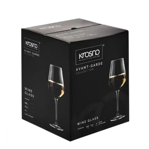 Набір келихів д/біл вина Krosno AvantGarde 4*390мл