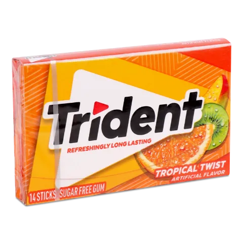 Гумка жувальна Trident тропічний смак