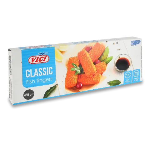 Палички рибні VICI Classic з шмат філе в паніровці
