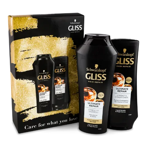 Н-р Gliss Care with Ultimate Repair шам250+конд200