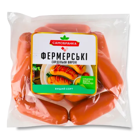 Сардельки Самобранка Фермерські варені