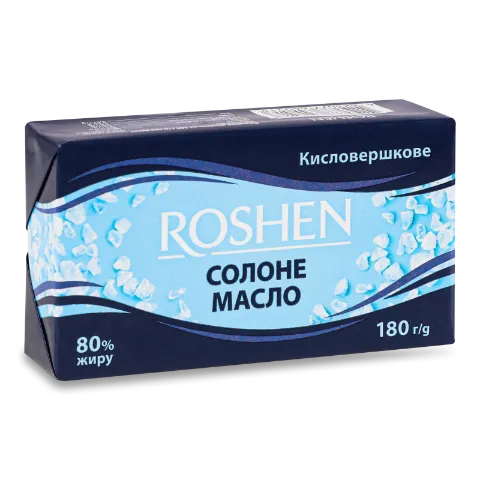 Масло кисловершкове Roshen Солоне 80%