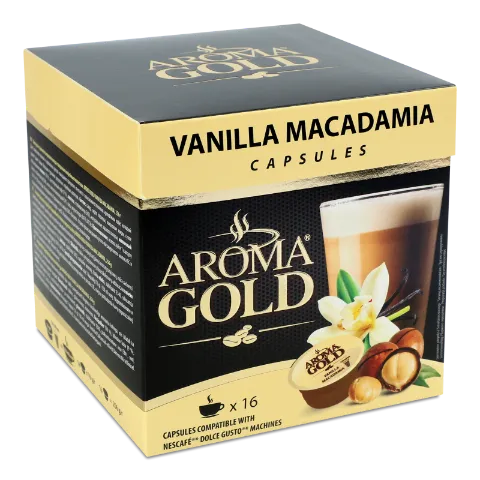 Кава Aroma Gold ваніль-макадамія в капсулах