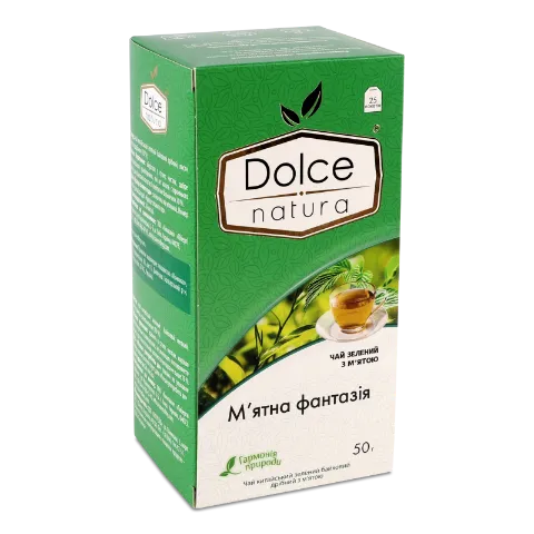 Чай Dolce Natura М'ятна фантазія цейлонський