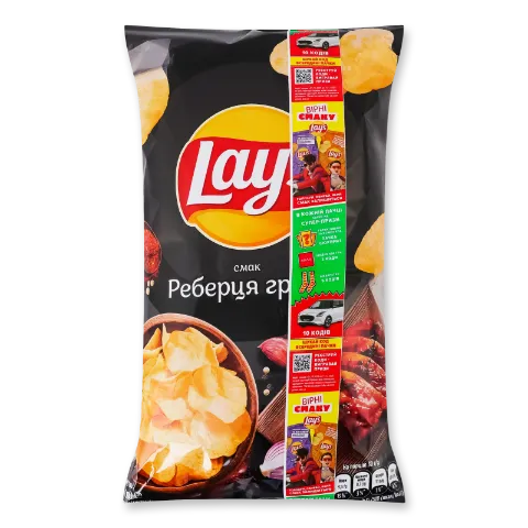 Чипси Lay's смак реберця гриль