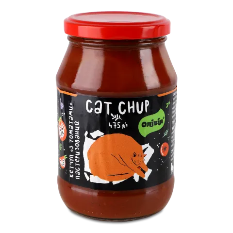 Кетчуп Олівія з томатами пастеризований с/б