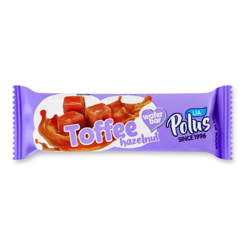 Батончик Polus Mix Toffee&Hazelnut вафельний