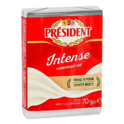 Сир плавлений President Intense 38%