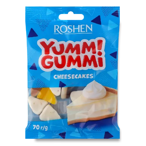 Цукерки Roshen Yummi Gummi Cheesecakes желейні