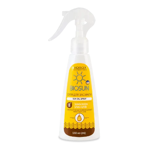 Олія для засмаги Bioton спрей SPF 8
