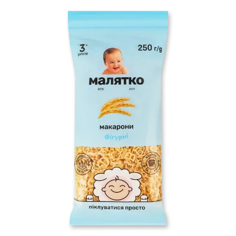 Вироби макаронні «Малятко» фігурні