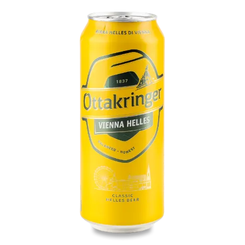 Пиво Ottakringer Helles світле з/б