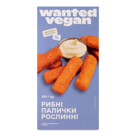 Палички рибні Wanted Vegan рослинні