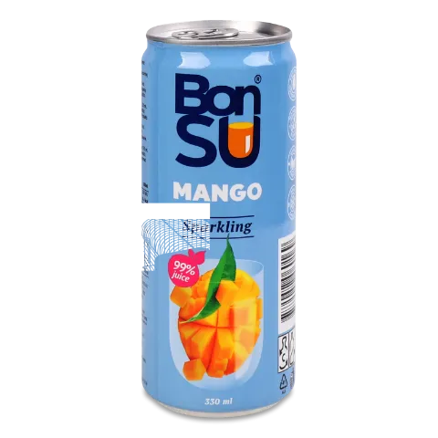 Напій BonSU із соку манго 99% газований